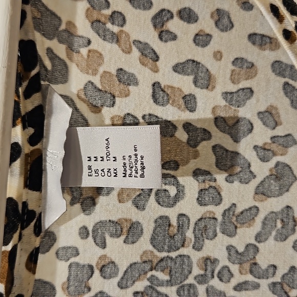 Animal Print Jersey Shirt - M - Picture 2 of 4
